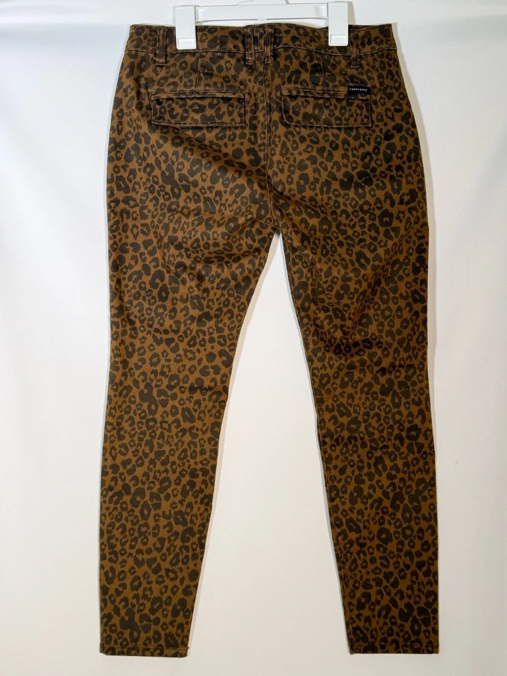 Sanctuary Leopard Print Skinny Pants - Brown & Black